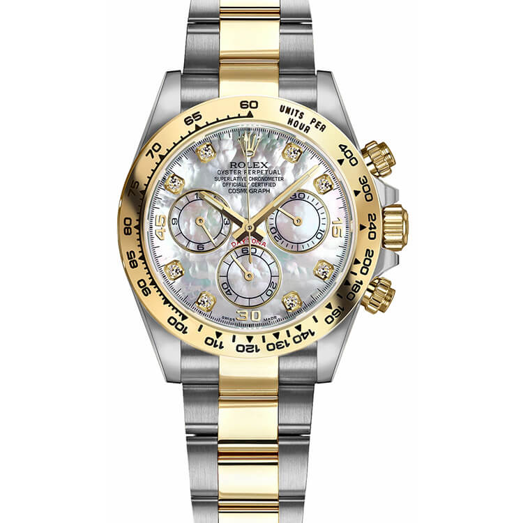 Rolex Cosmograph Daytona M116503-0007 Mother of Pearl White Dial Set with Diamonds0 (1)